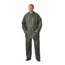 Костюм влагозащитный нейлоновый: куртка,  брюки зелёный (тип 