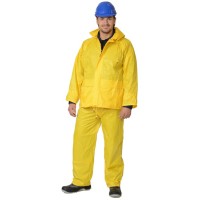 Костюм влагозащитный нейлоновый: куртка, брюки жёлтый (тип 