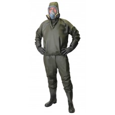 Костюм Л1 ПВХ химзащитный: куртка, полукомбинезон, перчатки, галоши