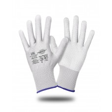 Перчатки Safeprotect НейпМикро-Б (нейлон+ПВХ-микроточка, белый)