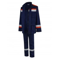 Костюм термостойкий летний мужской "ЭНЕРГИЯ" тип Б усиленный (куртка н..