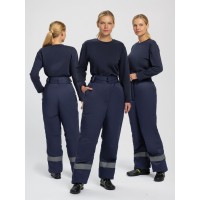 Брюки зимние женские Кнейд СОП (тк.Смесовая,210), т.синий