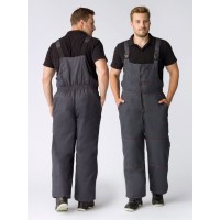 Полукомбинезон зимний Флофт Премиум (тк.Смесовая,240), т.серый