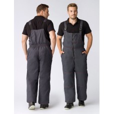 Полукомбинезон зимний Флофт Премиум (тк.Смесовая,240), т.серый