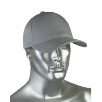Кепка-бейсболка серая пл.190 гр/м2 (пакет по 25 шт.,в упаковке 200 шт.)