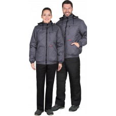 Куртка СИРИУС-ПРАГА-ЛЮКС тёмно-серый баклажан